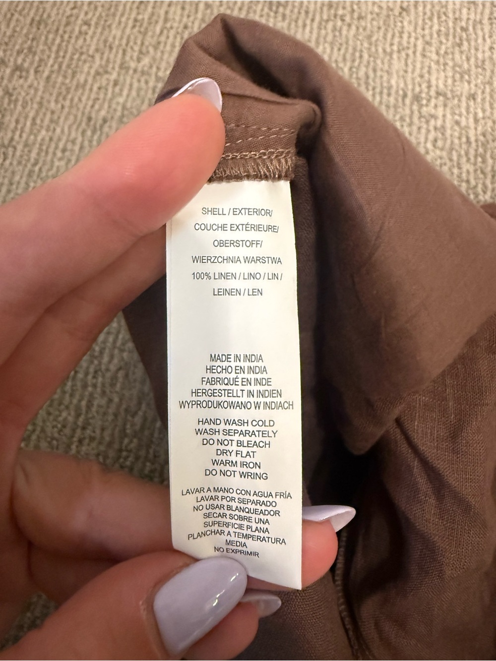 Vitamin A High-Waist Tailored Shorts in Brown,
No belt
inseam 3inch - Picture 5 of 5